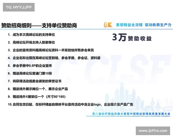 赛事赞助商招商 赛事赞助方案模板